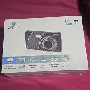 Minolta MNCDP450 Full HD Dash Cam - Gunmetal